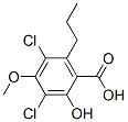 94474-29-0,3,5-dichloro-2-hydroxy-4-methoxy-6-propyl-benzoic acid
