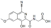 945739-73-1,Glycine,  N-[(1-cyano-4-hydroxy-6-methoxy-3-isoquinolinyl)carbonyl]-