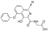 945739-80-0,Glycine,  N-[(1-cyano-4-hydroxy-5-phenoxy-3-isoquinolinyl)carbonyl]-