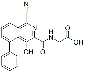 945740-12-5,Glycine,  N-[(1-cyano-4-hydroxy-5-phenyl-3-isoquinolinyl)carbonyl]-