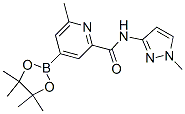 947179-32-0,2-PYRIDINECARBOXAMIDE, 6-METHYL-N-(1-METHYL-1H-PYRAZOL-3-YL)-4-(4,4,5,5-TETRAMETHYL-1,3,2-DIOXABOROLAN-2-YL)-