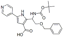 947327-43-7,1H-Pyrrole-3-carboxylic  acid,  2-[1-[[(1,1-dimethylethoxy)carbonyl]amino]-2-(phenylmethoxy)ethyl]-5-(4-pyridinyl)-