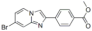 947533-62-2,4-(7-Bromo-imidazo[1,2-a]pyridin-2-yl)-benzoic acid methyl ester