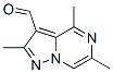 94813-92-0,Pyrazolo[1,5-a]pyrazine-3-carboxaldehyde, 2,4,6-trimethyl- (9CI)