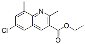 948289-32-5,6-CHLORO-2,8-DIMETHYLQUINOLINE-3-CARBOXYLIC ACID ETHYL ESTER