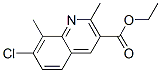 948290-28-6,7-CHLORO-2,8-DIMETHYLQUINOLINE-3-CARBOXYLIC ACID ETHYL ESTER