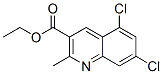 948293-72-9,5,7-DICHLORO-2-METHYLQUINOLINE-3-CARBOXYLIC ACID ETHYL ESTER