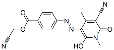 949003-05-8,Benzoic  acid,  4-[2-(5-cyano-1,6-dihydro-2-hydroxy-1,4-dimethyl-6-oxo-3-pyridinyl)diazenyl]-,  cyanomethyl  ester
