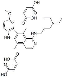 94944-79-3,N,N-diethyl-N'-(9-methoxy-5,11-dimethyl-6H-pyrido[4,3-b]carbazol-1-yl)propane-1,3-diamine dimaleate