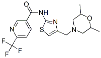 949779-73-1,3-PYRIDINECARBOXAMIDE, N-[4-[(2,6-DIMETHYL-4-MORPHOLINYL)METHYL]-2-THIAZOLYL]-6-(TRIFLUOROMETHYL)-