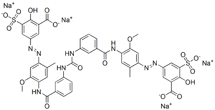 95008-89-2,tetrasodium 3,3'-[carbonylbis[imino-m-phenylenecarbonylimino(5-methoxy-2-methyl-p-phenylene)azo]]bis[6-hydroxy-5-sulphonatobenzoate]