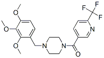950144-83-9,METHANONE, [6-(TRIFLUOROMETHYL)-3-PYRIDINYL][4-[(2,3,4-TRIMETHOXYPHENYL)METHYL]-1-PIPERAZINYL]-