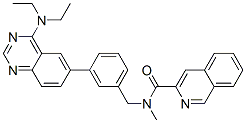 950568-48-6,3-Isoquinolinecarboxamide,  N-[[3-[4-(diethylamino)-6-quinazolinyl]phenyl]methyl]-N-methyl-