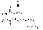 950829-80-8,Pyrido[2,3-d]pyrimidine-5-carbonitrile,  1,2,3,4-tetrahydro-7-(4-methoxyphenyl)-4-oxo-2-thioxo-