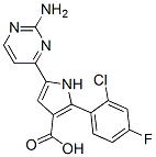 951784-11-5,1H-Pyrrole-3-carboxylic  acid,  5-(2-amino-4-pyrimidinyl)-2-(2-chloro-4-fluorophenyl)-