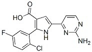 951784-17-1,1H-Pyrrole-3-carboxylic  acid,  5-(2-amino-4-pyrimidinyl)-2-(2-chloro-5-fluorophenyl)-