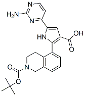 951784-29-5,2(1H)-Isoquinolinecarboxylic  acid,  5-[5-(2-amino-4-pyrimidinyl)-3-carboxy-1H-pyrrol-2-yl]-3,4-dihydro-,  2-(1,1-dimethylethyl)  ester