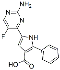 951784-41-1,1H-Pyrrole-3-carboxylic  acid,  5-(2-amino-5-fluoro-4-pyrimidinyl)-2-phenyl-