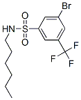 951884-63-2,3-Bromo-N-hexyl-5-(trifluoromethyl)benzenesulfonamide