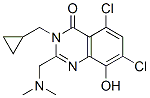 953843-83-9,4(3H)-Quinazolinone,  5,7-dichloro-3-(cyclopropylmethyl)-2-[(dimethylamino)methyl]-8-hydroxy-