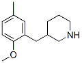955315-16-9,3-(2-METHOXY-5-METHYL-BENZYL)-PIPERIDINE