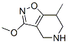 95578-98-6,Isoxazolo[4,5-c]pyridine, 4,5,6,7-tetrahydro-3-methoxy-7-methyl- (9CI)