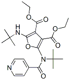 956361-33-4,3,4-Furandicarboxylic  acid,  2-[(1,1-dimethylethyl)amino]-5-[(1,1-dimethylethyl)(4-pyridinylcarbonyl)amino]-,  3,4-diethyl  ester