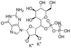 95648-85-4,Guanosine 5'-(trihydrogen diphosphate), mono-alpha-d-mannopyranosyl ester, dipotassium salt