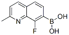 957035-06-2,8-Fluoro-2-methylquinolin-7-ylboronic acid
