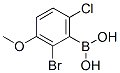957062-90-7,2-Bromo-6-chloro-3-methoxyphenylboronic acid