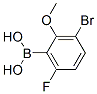 957120-30-8,3-Bromo-6-fluoro-2-methoxyphenylboronic acid