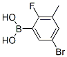 957120-61-5,5-Bromo-2-fluoro-3-methylphenylboronic acid