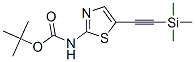 957147-21-6,Carbamic  acid,  N-[5-[2-(trimethylsilyl)ethynyl]-2-thiazolyl]-,  1,1-dimethylethyl  ester