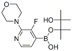 957198-29-7,3-FLUORO-2-(4-MORPHOLINO)PYRIDINE-4-BORONIC ACID PINACOL ESTER