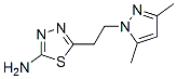 957484-31-0,5-[2-(3,5-DIMETHYL-PYRAZOL-1-YL)-ETHYL]-[1,3,4]-THIADIAZOL-2-YLAMINE