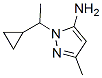 957514-15-7,2-(1-CYCLOPROPYL-ETHYL)-5-METHYL-2H-PYRAZOL-3-YLAMINE
