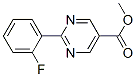 960198-52-1,2-(2-Fluorophenyl)pyrimidine-5-carboxylic acid methyl ester