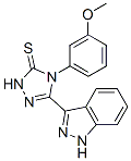 960251-10-9,3H-1,2,4-Triazole-3-thione,  2,4-dihydro-5-(1H-indazol-3-yl)-4-(3-methoxyphenyl)-
