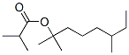 96846-74-1,1,1,5-trimethylheptyl isobutyrate