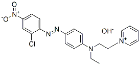 97043-68-0,1-[2-[[4-[(2-chloro-4-nitrophenyl)azo]phenyl]ethylamino]ethyl]pyridinium hydroxide
