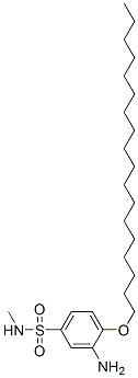 97158-35-5,3-amino-N-methyl-4-(octadecyloxy)benzenesulphonamide