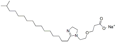 97158-48-0,sodium 3-[2-[4,5-dihydro-2-(15-methylhexadecyl)-1H-imidazol-1-yl]ethoxy]propionate
