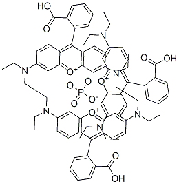 97280-69-8,tris[9-(2-carboxyphenyl)-3,6-bis(diethylamino)xanthylium] phosphate