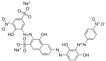 97337-89-8,disodium 6-[[2,4-dihydroxy-3-[(4-nitrophenyl)azo]phenyl]azo]-4-hydroxy-3-[(2-hydroxy-3-nitro-5-sulphonatophenyl)azo]naphthalene-2-sulphonate