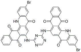 97338-14-2,6,6'-(1,3,5-triazine-2,4-diyldiimino)bis[10-bromonaphth[2,3-c]acridine-5,8,14(13H)-trione]