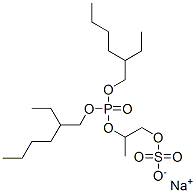97392-77-3,sodium bis(2-ethylhexyl) methyl-2-(sulphonatooxy)ethyl phosphate