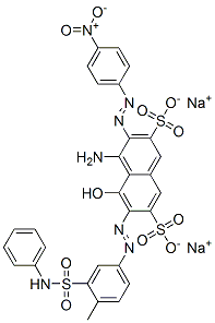 97404-03-0,disodium 4-amino-5-hydroxy-6-[[4-methyl-3-[(phenylamino)sulphonyl]phenyl]azo]-3-[(4-nitrophenyl)azo]naphthalene-2,7-disulphonate