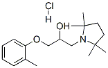 97467-70-4,2,2,5,5-tetramethyl-alpha-[(2-methylphenoxy)methyl]pyrrolidine-1-ethanol hydrochloride