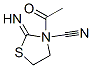 97538-47-1,2-Thiazolidinimine, 3-acetyl-N-cyano- (9CI)