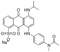 97635-59-1,sodium  8-[[4-(acetylmethylamino)phenyl]amino]-9,10-dihydro-5-[(1-methylethyl)amino]-9,10-dioxoanthracene-1-sulphonate